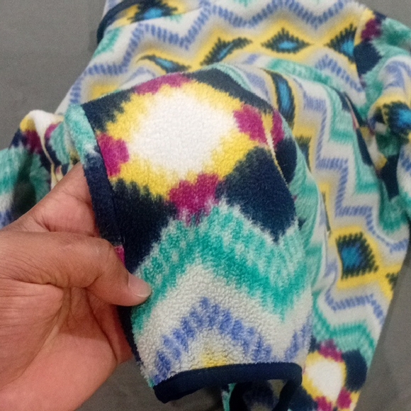 Patagonia Vibrant Chevron Fleece Jacket - Picture 7 of 8